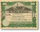 Big Five oil stock certificate
