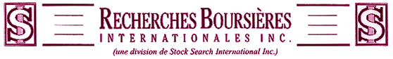 Recherches Boursieres Internationales Inc., une division de Stock Search International Inc.